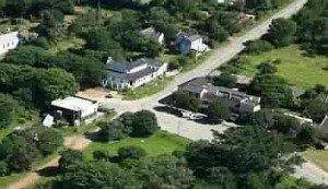 Aerial view of Bathurst sharpened